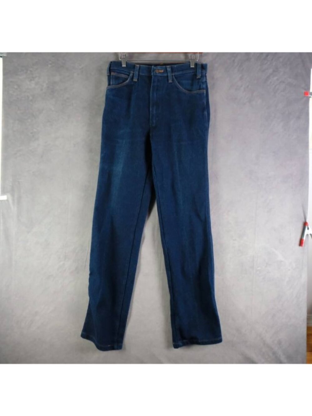 Vintage Wrangler Jeans Womens 29 Blue Bell High Rise Straight Leg Western 32L